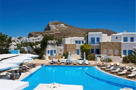 Chora Resort, Chora, Folegandros, Cyclades, Greece Stock Photo - Rights-Managed, Code: 862-08273198