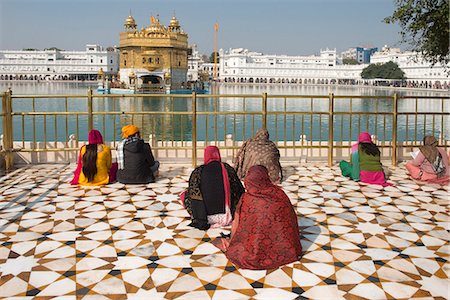 simsearch:862-08273264,k - Asia, India, Punjab, Amritsar, The golden temple Stock Photo - Rights-Managed, Code: 862-08273294