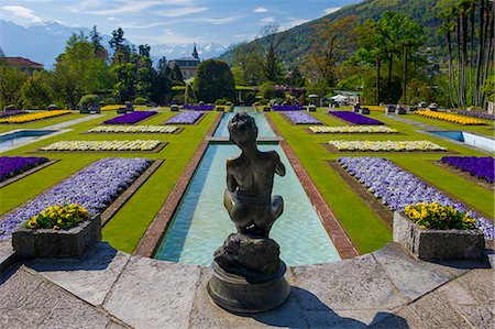 Villa Taranto, lake Maggiore, Piedmont, Italy. Garden Terrace. Stock Photo - Rights-Managed, Code: 862-08273341