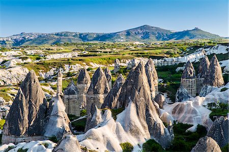 simsearch:700-05609571,k - Scenic view over Zemi Valley in springtime, Goreme, Cappadocia, Turkey Photographie de stock - Rights-Managed, Code: 862-08273913