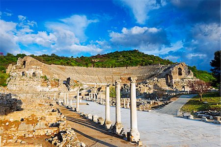 Turkey, Aegean, Selcuk, Ephesus, ancient Roman ruins Photographie de stock - Rights-Managed, Code: 862-08273957