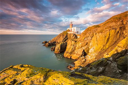 Baily lighthouse, Howth, County Dublin, Ireland, Europe. Photographie de stock - Rights-Managed, Code: 862-08699366