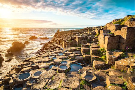 simsearch:879-09020805,k - Giant's Causeway, County Antrim,  Ulster region, northern Ireland, United Kingdom. Iconic basalt columns. Stock Photo - Rights-Managed, Code: 862-08699369