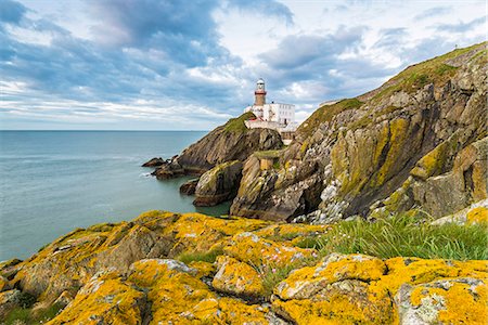 simsearch:862-08699399,k - Baily lighthouse, Howth, County Dublin, Ireland, Europe. Stock Photo - Rights-Managed, Code: 862-08699362