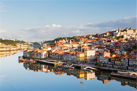 simsearch:862-08699749,k - Portugal, Douro Litoral, Porto. An early morning view of the UNESCO World Heritage listed Ribeira district. Stock Photo - Rights-Managed, Code: 862-08699770