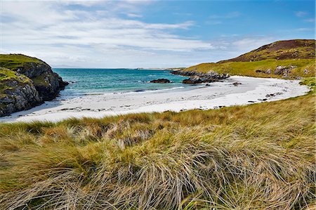 Scotland, Argyll and Bute, Isle of Colonsay. A deserted beach on a bright and sunny day. Stock Photo - Rights-Managed, Code: 862-08699927