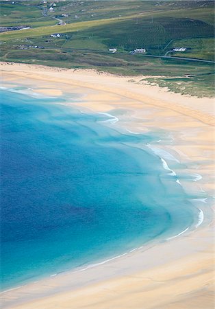 simsearch:862-08699952,k - Scotland, Western Isles, Isle of Harris. Scarista Bay viewed from above. Stock Photo - Rights-Managed, Code: 862-08699989