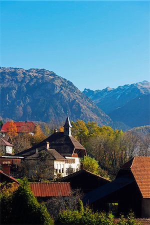 Europe, France, Haute Savoie, Rhone Alps, Sallanches, Passy Foto de stock - Con derechos protegidos, Código: 862-08704810