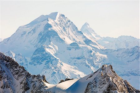 simsearch:862-08704820,k - Europe, France, Haute Savoie, Rhone Alps, Chamonix, Grand Combin and the Matterhorn Foto de stock - Con derechos protegidos, Código: 862-08704827