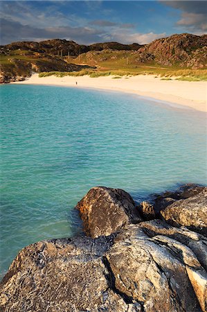 simsearch:862-08699968,k - Scotland, Highland, Achmelvich. The beach at Achmelvich on a summer evening. Stock Photo - Rights-Managed, Code: 862-08700025