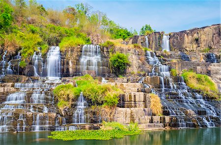 Pongour Falls (Thac Pongour), Duc Trong District, Lam Dong Province, Vietnam Foto de stock - Con derechos protegidos, Código: 862-08700156