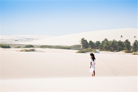 simsearch:862-08718474,k - South America, Brazil, Ceara, Jericoacoara, a young woman in the dunes at Jericoacoara Stock Photo - Rights-Managed, Code: 862-08718471