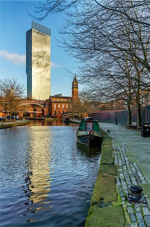 red brick building - Europe, United Kingdom, England, Lancashire, Manchester, Castlefield Canal Basin Stock Photo - Rights-Managed, Code: 862-08718693