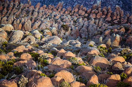 simsearch:862-08718761,k - Ethiopia, Oromia Region, Bale Mountains, Sanetti Plateau, Rafu.  The rock boulders at Rafu on the high-altitude Sanetti Plateau were caused by the erosion of lava outpourings by water, wind and ice over 20 million years. Foto de stock - Direito Controlado, Número: 862-08718725