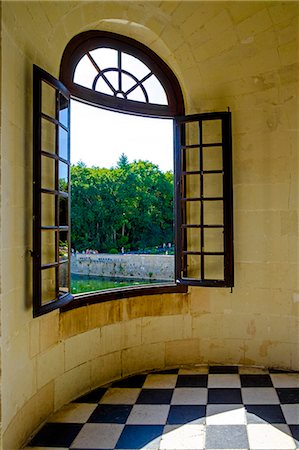 Chateau of Chenonceau, Indre-et-Loire, Loire Valley, France, Europe Stock Photo - Rights-Managed, Code: 862-08718878