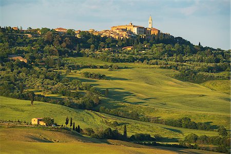 pienza - Europe, Italy, Tuscany, Toscana, Town of Pienza Photographie de stock - Rights-Managed, Code: 862-08718990