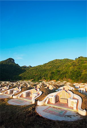 South East Asia, Thailand, Kanchanaburi, Chinese cemetery Stock Photo - Rights-Managed, Code: 862-08719684