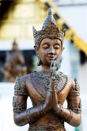 simsearch:862-05999506,k - South East Asia, Thailand, Chiang Mai, Wat Chedi Luang Worawihan temple Stockbilder - Lizenzpflichtiges, Bildnummer: 862-08719713