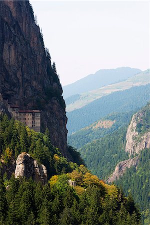 sumela - Turkey, Black Sea Coast, Sumela Monastery, Greek Orthodox Monastery of the Virgin Mary Stock Photo - Rights-Managed, Code: 862-08719821