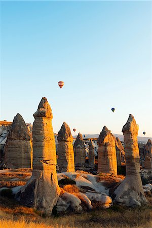 Turkey, Central Anatolia, Cappadocia, balloon flight over Goreme, Unesco World Heritage site Stock Photo - Rights-Managed, Code: 862-08719869