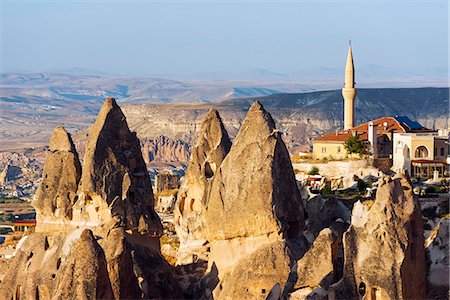 Turkey, Central Anatolia, Cappadocia, rockcut topography at Uchisar, Unesco World Heritage site Photographie de stock - Rights-Managed, Code: 862-08719861