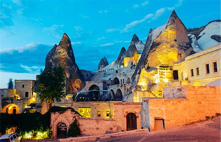 Turkey, Central Anatolia, Cappadocia, Goreme, Antalolia Houses Boutique Hotel, Unesco World Heritage site Photographie de stock - Rights-Managed, Code: 862-08719884