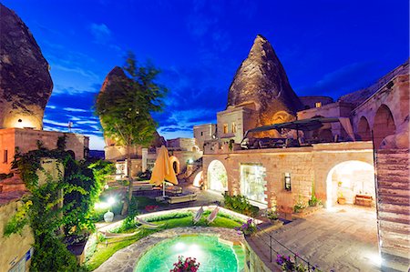 Turkey, Central Anatolia, Cappadocia, Goreme, Antalolia Houses Boutique Hotel, Unesco World Heritage site Stock Photo - Rights-Managed, Code: 862-08719888