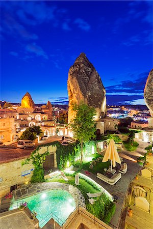 Turkey, Central Anatolia, Cappadocia, Goreme, Antalolia Houses Boutique Hotel, Unesco World Heritage site Stock Photo - Rights-Managed, Code: 862-08719889