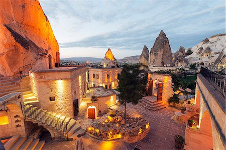 Turkey, Central Anatolia, Cappadocia, Goreme, Cappadocia Cave Suites boutique hotel, Unesco World Heritage site Stock Photo - Rights-Managed, Code: 862-08719890