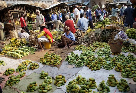Market Scene in Zanzibar, Tanzania, Africa Stockbilder - Lizenzpflichtiges, Bildnummer: 862-08719900