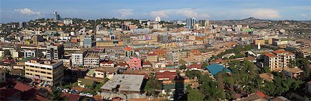 Panoramic view of Kampala, Uganda, Africa Stock Photo - Rights-Managed, Code: 862-08719925