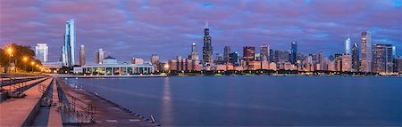 USA,Illinois, Midwest, Cook County, Chicago, Panorama, shedd aquaroium Photographie de stock - Rights-Managed, Code: 862-08719950