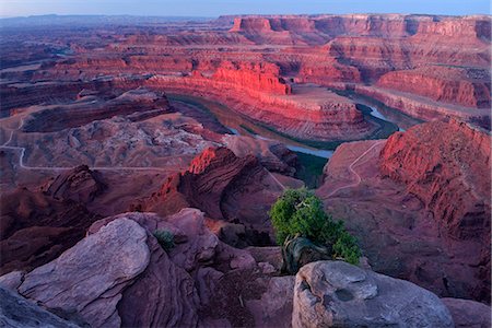 south west - USA, Southwest, Colorado Plateau, Utah,Deadhorse Point State Park, Colorado river Stock Photo - Rights-Managed, Code: 862-08719976