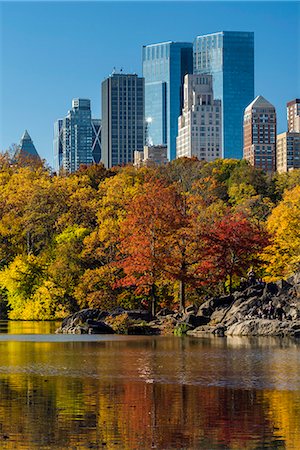 simsearch:862-08719995,k - Fall foliage at Central Park, Manhattan, New York, USA Stockbilder - Lizenzpflichtiges, Bildnummer: 862-08719997