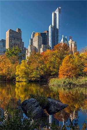 simsearch:862-08274072,k - Fall foliage at Central Park, Manhattan, New York, USA Stockbilder - Lizenzpflichtiges, Bildnummer: 862-08720001