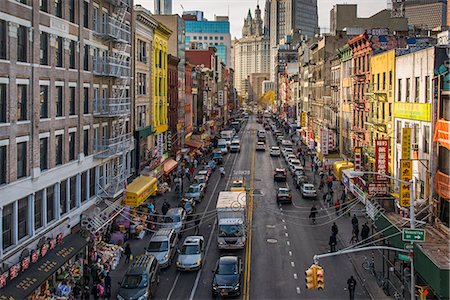 quartiere cinese - Chinatown, Manhattan, New York, USA Fotografie stock - Rights-Managed, Codice: 862-08720023