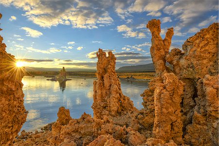 scenic usa - USA, California, Eastern Sierra, Mono Lake sunrise Photographie de stock - Rights-Managed, Code: 862-08720048