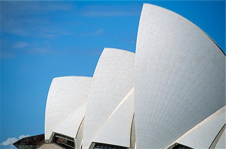 porto di sydney - The iconic roof-line of the Sydney Opera House Fotografie stock - Rights-Managed, Codice: 862-03288627