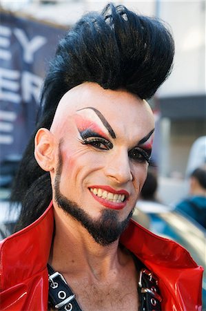 Participant dans le Sydney Gay et Lesbian Mardi Gras Parade Photographie de stock - Rights-Managed, Code: 862-03288891