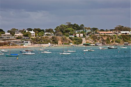 Australia,Victoria. Sorrento from Port Phillip Bay. Foto de stock - Con derechos protegidos, Código: 862-03289119