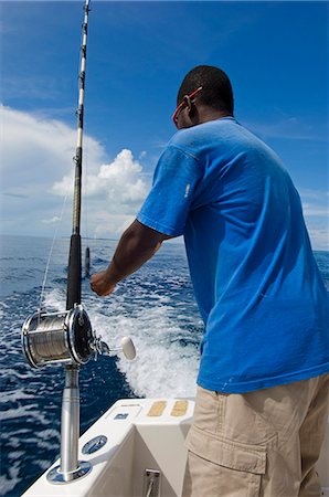 simsearch:862-03289310,k - Pêche en mer au large de Little Whale Cay Photographie de stock - Rights-Managed, Code: 862-03289297