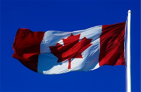 patriotic canada - The Canadian Flag Stock Photo - Rights-Managed, Code: 862-03289818