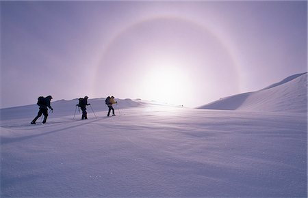 Canada,British Columbia. Ski-mountaineering in the Selkirk mountains. The Selkirk Mountains are a mountain range spanning the northern portion of the Idaho Panhandle,eastern Washington,and southeastern British Columbia. Stock Photo - Rights-Managed, Code: 862-03289828