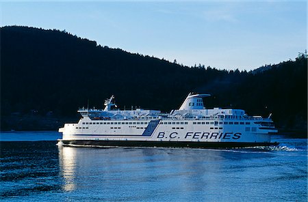 Canada,Vancouver Island,Victoria. BC ferry enroute to Victoria from Vancouver,British Columbia Stock Photo - Rights-Managed, Code: 862-03289822