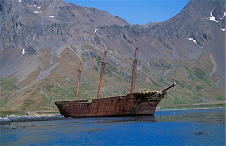 Wreck of sailing ship 'Bayard'. Foto de stock - Con derechos protegidos, Código: 862-03354160