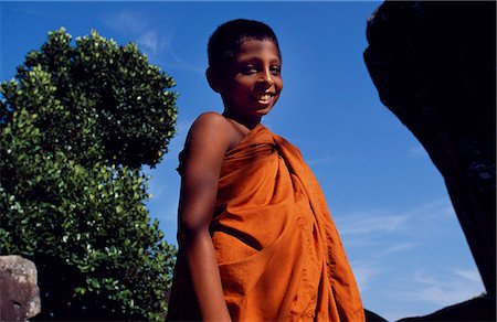 Young monk. Stock Photo - Rights-Managed, Code: 862-03354551