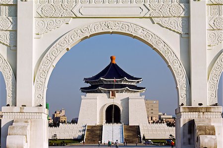 Chiang Kai-shek Memorial Hall Photographie de stock - Rights-Managed, Code: 862-03354927