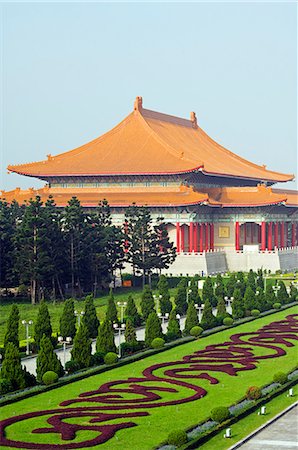 Chiang Kai-shek Memorial Park, National Concert Hall Photographie de stock - Rights-Managed, Code: 862-03354928