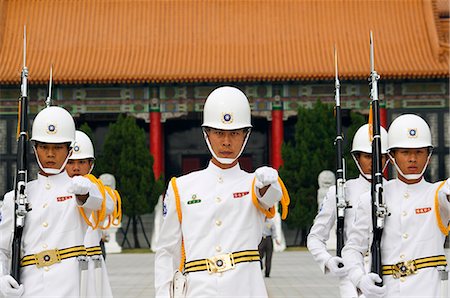 Taiwan Taipei Märtyrer Schrein der Wachen Zeremonie ändern Stockbilder - Lizenzpflichtiges, Bildnummer: 862-03354945