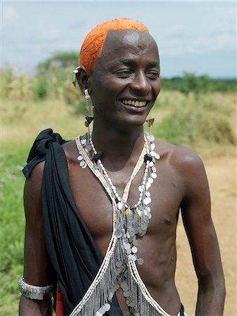 A man of a Southern Maasai clan. Stock Photo - Rights-Managed, Code: 862-03355240